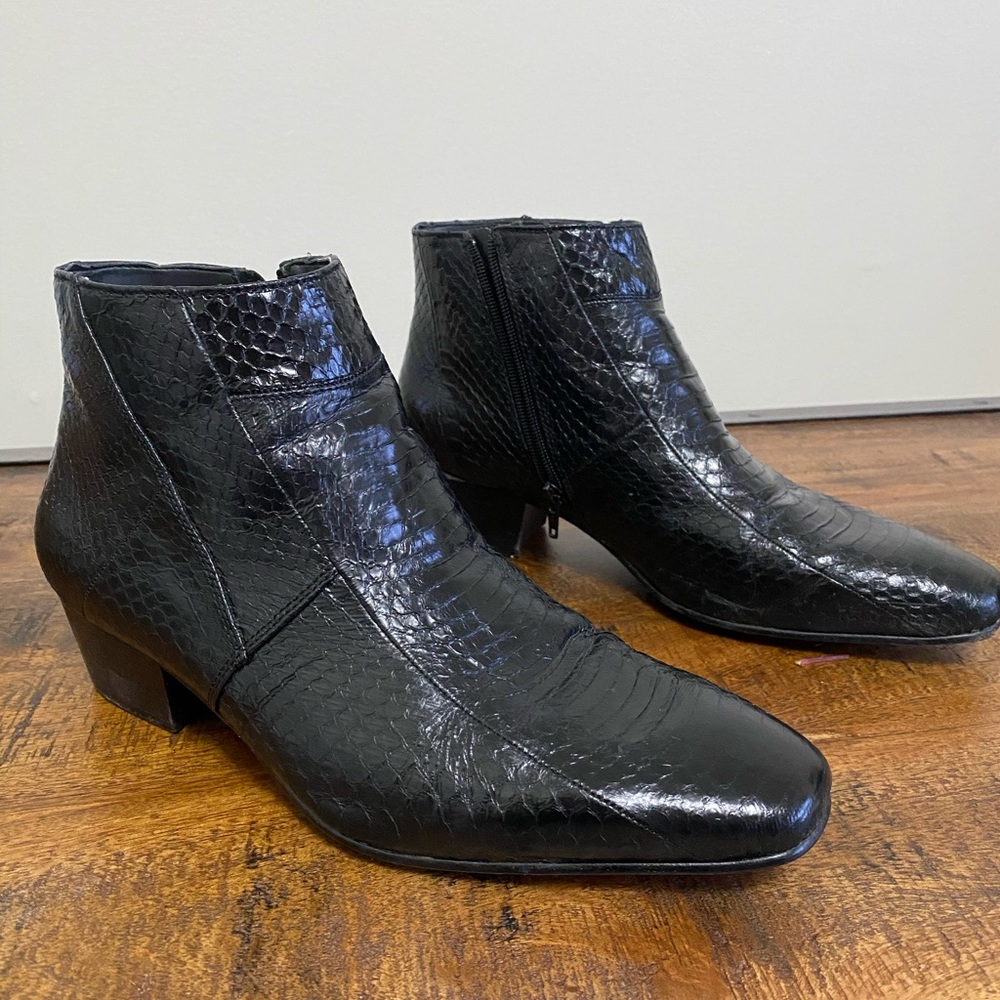 Men’s boots-  snake skin